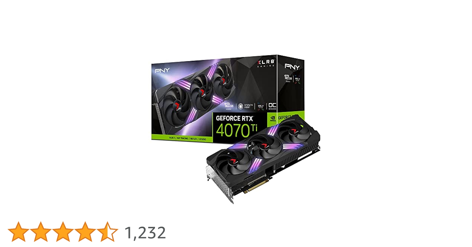 グラフィックボード・グラボ・ビデオカード PNY GeForce RTX4070ti 12GB Amazon | PNY GEFORCE RTX™ 4070Ti 12GB XLR8 ゲーミング VERTO